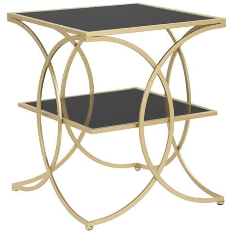 Tavolino Mf538 - Oro - Metallo - 45x45x55 Cm - Foto 1