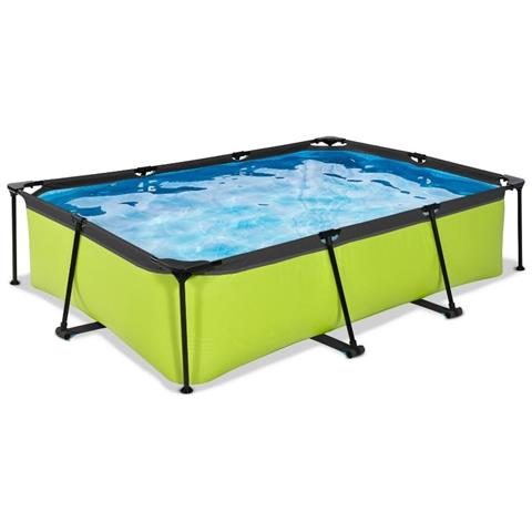 Piscina Fuori Terra - Rettangolo - 300x200x65 Cm - Groen - Include Accessori Coordinati Cb76 - Foto 4