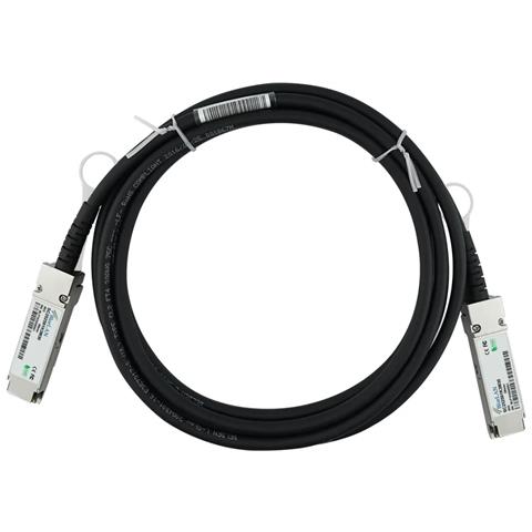 CAB-NIC40G05M-QSFP-BL cavo InfiniBand e in fibra ottica 0,5 m SFP28 DAC Nero - Foto 1