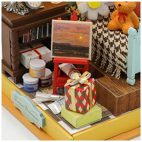 Mini Cameretta Per Bambini Fai Da Te Con Luce Led E Accessori - Foto 3