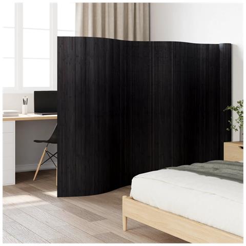 Divisorio Ambienti Nero 165x800 cm in Bambù - Foto 2