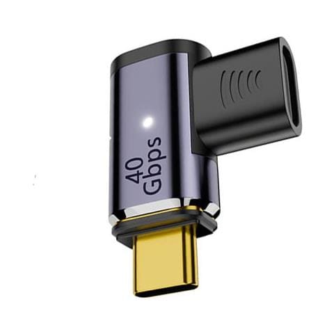 Adattatore Magnetico Da Usb-c Femmina A Usb-c Maschio Con Curvatura Laterale E Orecchie (confezione Da 1) - Foto 3
