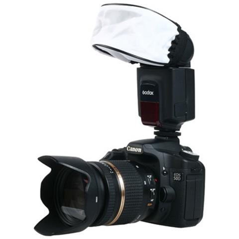 Diffusore Universale In Tessuto Per Flash, Bianco E Nero, Per Fotocamere Reflex - Foto 6