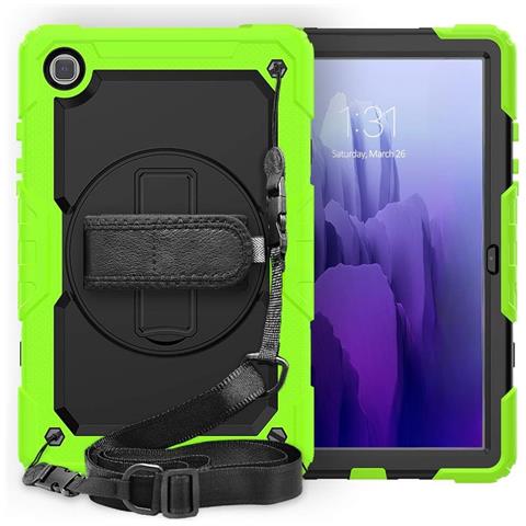 Custodia Per Galaxy Tab A7 10,4"" Con Supporto E Tracolla Verde - Foto 1
