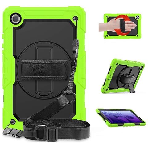 Custodia Per Galaxy Tab A7 10,4"" Con Supporto E Tracolla Verde - Foto 4