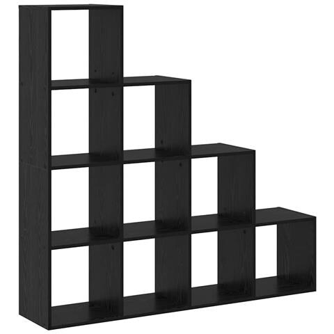 Libreria divisoria Rovere nero 131.5 x 29 x 131.5 cm - Foto 1