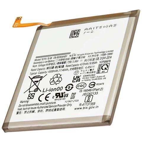 Batteria Di Ricambio Per Galaxy S22 Plus Li-polymer 3,88 V 4370 Mah 16,9 Wh - Foto 1