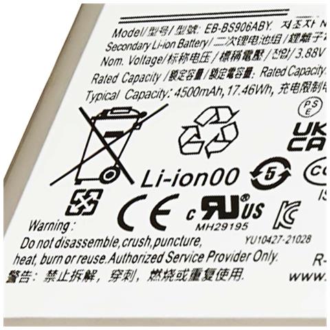 Batteria Di Ricambio Per Galaxy S22 Plus Li-polymer 3,88 V 4370 Mah 16,9 Wh - Foto 4
