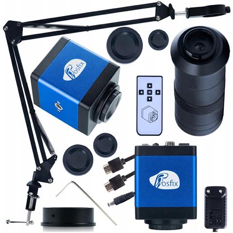 Set Microscopio Digitale Draco Blue Pro Kmdbp-hdmi-vga - Braccio Regolabile E Obiettivo 100x Odm-100x | Alta Qualità, Precisione, Versatilità - Foto 1