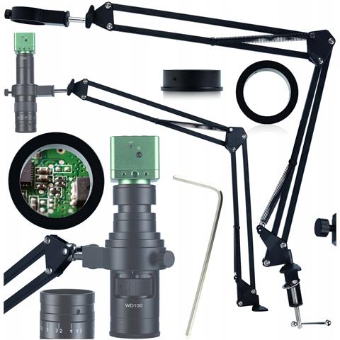 Set Microscopio Digitale Draco Blue Pro Kmdbp-hdmi-vga - Braccio Regolabile E Obiettivo 100x Odm-100x | Alta Qualità, Precisione, Versatilità - Foto 8