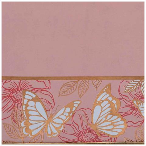 Cestino In Metallo Rosa 19,5x11,5x9 B16,5x8,5 - Foto 6