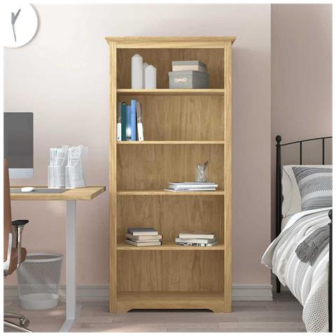 Libreria BODO Marrone miele 82 x 40 x 173 cm Legno multistrato - Foto 2