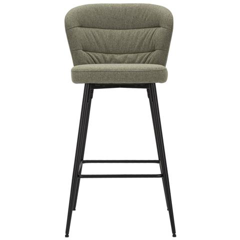 Set Di 2 Sgabelli Alti Vkh433-verde-metallo-52x59x108 Cm - Foto 2