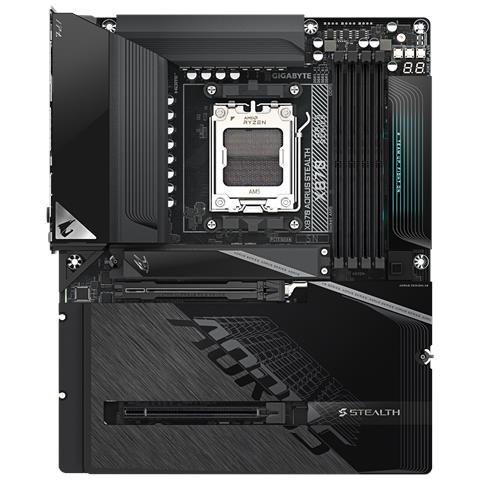 X870 AORUS STEALTH Scheda Madre - Supporta CPU AMD Ryzen 9000, VRM digitale a 16+2+2 fasi, fino a 8200MHz DDR5 (O.C.), 2xPCIe 5.0 + 2xPCIe 4.0, Wi-Fi 7, LAN 5GbE, USB 4 - Foto 6