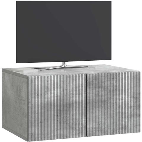 Mobile Porta TV da Muro Grigio Cemento 59,5 x 41 x 30 cm - Foto 2