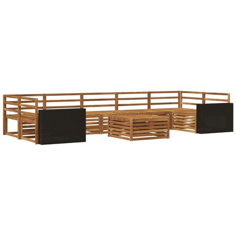 Set di divani da esterno 8 pcs Naturale - Foto 1