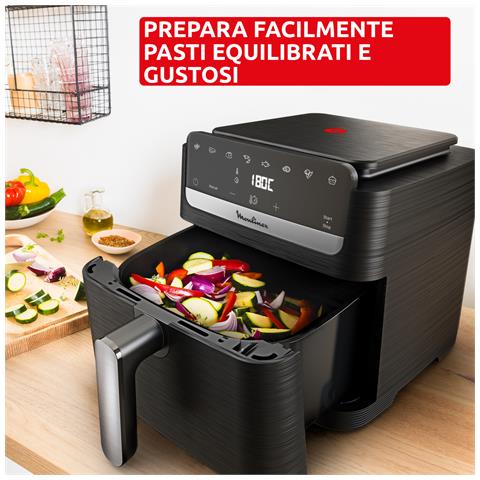 Easy Fry Mega Compact, Friggitrice ad Aria XL Capacità 7.5L, design compatto, EZ8618 - Foto 8