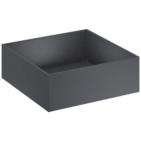 Vaso da giardino Antracite 60 x 60 x 20 cm - Foto 1