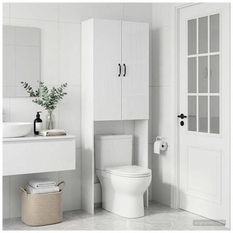 Mobile Bagno HOORN Bianco Lucido 66 x 25,5 x 190 cm - Foto 2