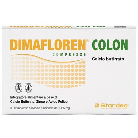 Dimafloren Colon 30 Compresse a Rilascio Funzionale 1085 mg Senza Glutine Senza Lattosio - Foto 1