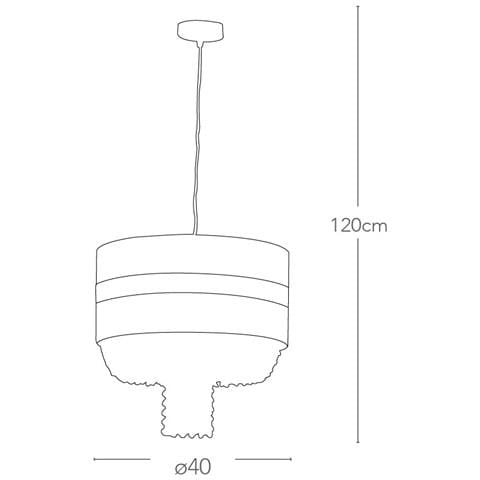 I-CHIGNON / S40 - Lampadario a sospensione circolare con cristalli 60 watt E27 - Foto 7