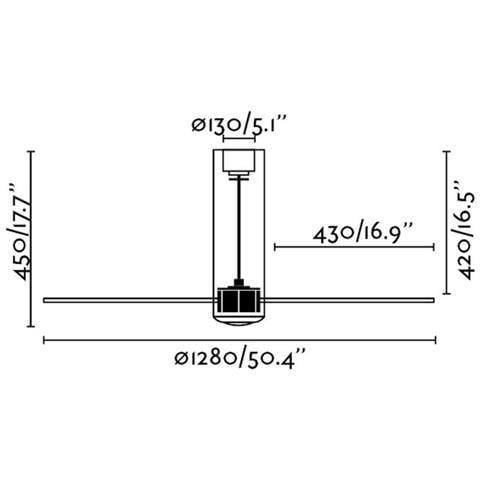 Faro Faro 32034 Bianco Opaco - Trasparente Ventilatore A Soffitto Senza Luce Bianco - Foto 2