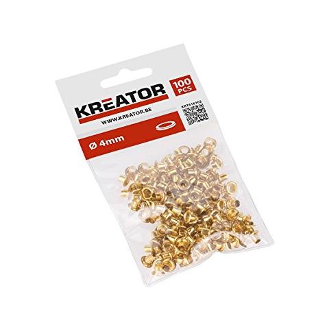Occhielli Per Teloni Ösen Ø 4 Mm 100 Stk - Goldfarben Gold - Foto 1