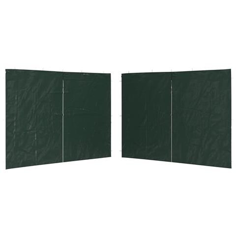 Parete Per Tendostruttura In Pe 2 Pz Con Zip Verde - Foto 1