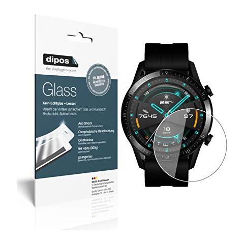 dipos - 2x Pellicola Protettiva Compatibile Con Huawei Watch Gt 2 (42mm)  Protezione Vetro Flessibile 9h - ePRICE