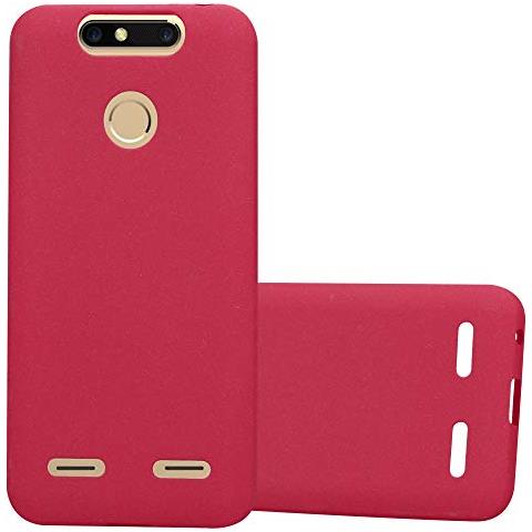 Custodia Compatibile Con Zte Blade V8 Mini In Frost Rosso - Coperchio Protettivo In Silicone Tpu Flessibile - Foto 1