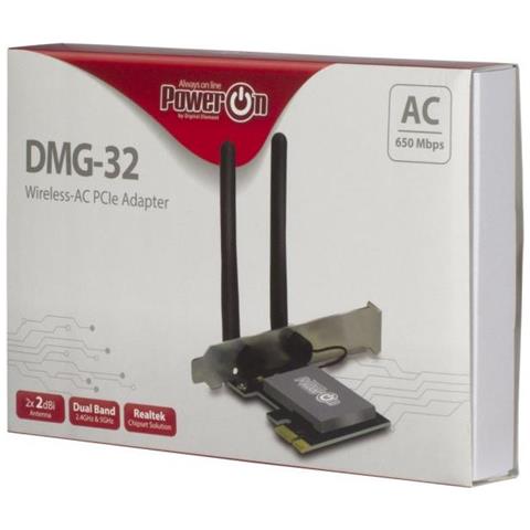 Dmg-32 Wlan 650 Mbit / s Interno (nt Poweron Dmg-32 Wifi - 650mbps Wireless-ac Pcie Adapter)  - Foto 2