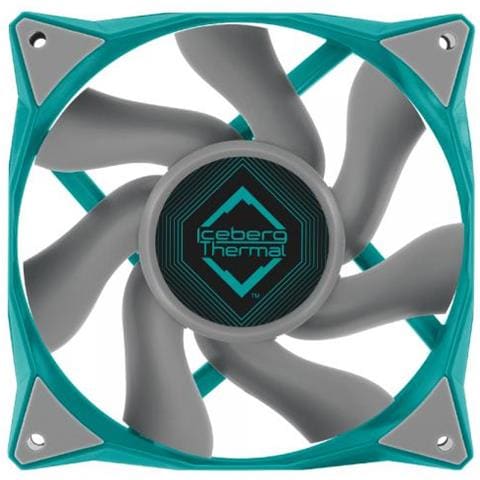 Icegale Case Per Computer Ventilatore 12 Cm Colore Foglia Di Tè 1 Pz - Foto 1
