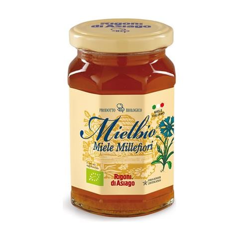 Rigoni Di Asiago Mielbio Miele Italiano Cremoso Fiori Vasetto Vetro 300 Grammi - Foto 1