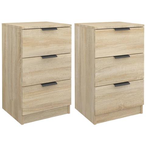 Comodini 2 Pz Rovere Sonoma 40x36x65 Cm - Foto 1