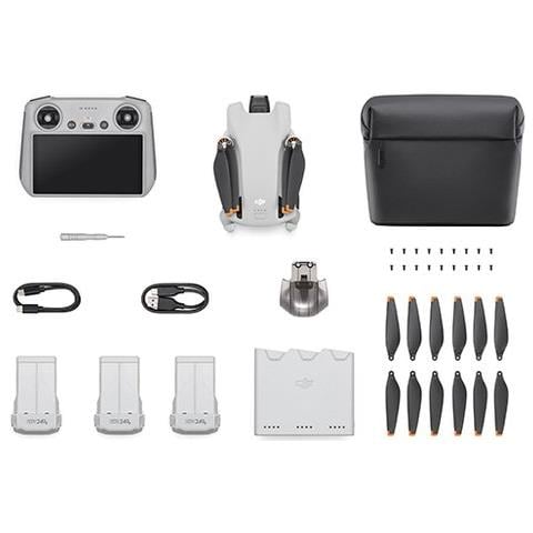 Drone Dji Djm3n4 Mini 3 Fly More Combo Dji Rc Gray - Foto 1
