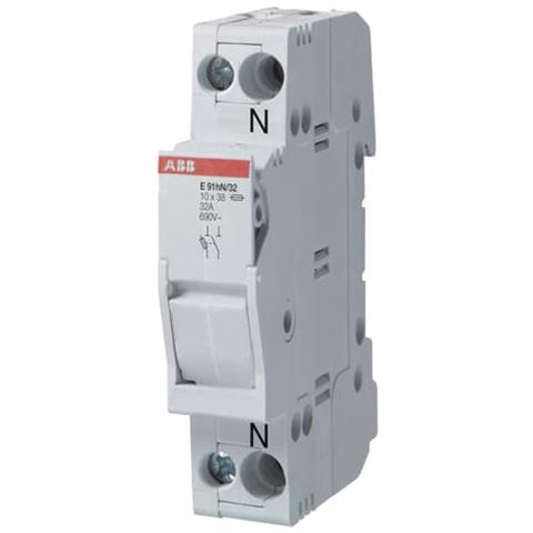Sezionatore C /fusibile 8.5x31.5 1p 32a 1m Fotov - Abb E91/32pv - Foto 1