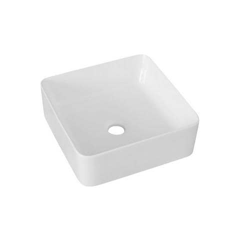 Lavabo Appoggio 34.5x34.5 Cm La53 Bianco - Foto 1