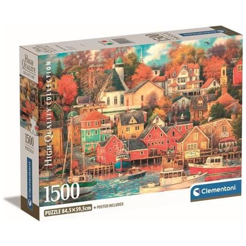 Puzzle Clementoni Good Times Harbor 1500 Pezzi - Foto 1