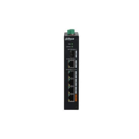 PoE PFS3106-4ET-60-V2 switch di rete Non gestito L2 Fast Ethernet (10/100) Nero - Foto 1