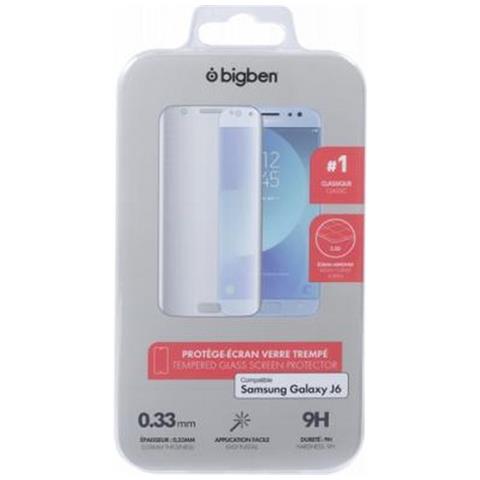 Salvadisplay In Vetro Temperato Per Samsung J6 2018 2.5d Antigraffio, Trasparente - Foto 2