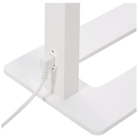 Lampada Da Pavimento Led Metallo Bianco 196 Cm Orion - Foto 2