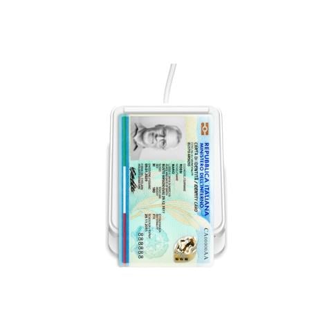 Lettore P005-ciek421c Combo Cie 3.0 + Smart Card Usb Nfc Per Carta Identita Elettronica Italiana Cie 3.0 Cns /crs /ts - Foto 2