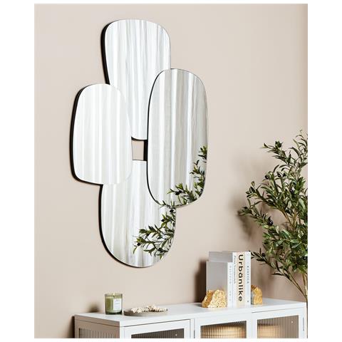 Specchio Vouzon 80 Cm 120 Cm Argento - Foto 1