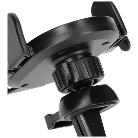 Supporto Per Smartphone Rotante 360° Griglia Di Ventilazione, Nero - Foto 5