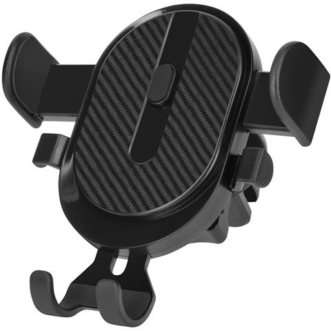 Supporto Per Smartphone Rotante 360° Griglia Di Ventilazione, Nero - Foto 1