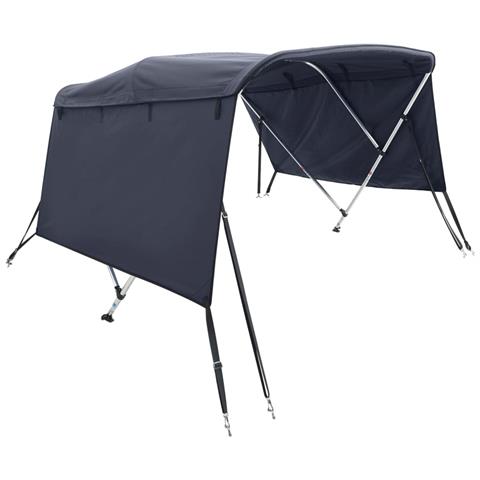 Bimini Di Prua Con Pareti Laterali 3 Archi 183x (170-182) x137cm - Foto 1