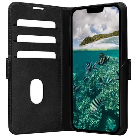 Custodia Per Iphone 14 Pro Max In Pelle Copenhagen Con Portacarte, Nero - Foto 2