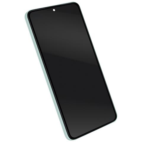 Schermo Lcd + Vetro Touch Edge 40 Neo Con Frame, Verde Chiaro - Foto 4