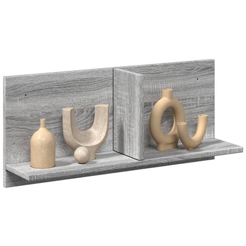 Mobile A Parete 70x16,5x30cm Grigio Sonoma In Legno Multistrato - Foto 1