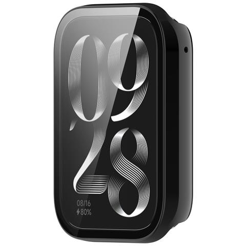 Cover Xiaomi Smart Band 9 Pro Custodia Integrale Con Vetro Temperato Black - Foto 7